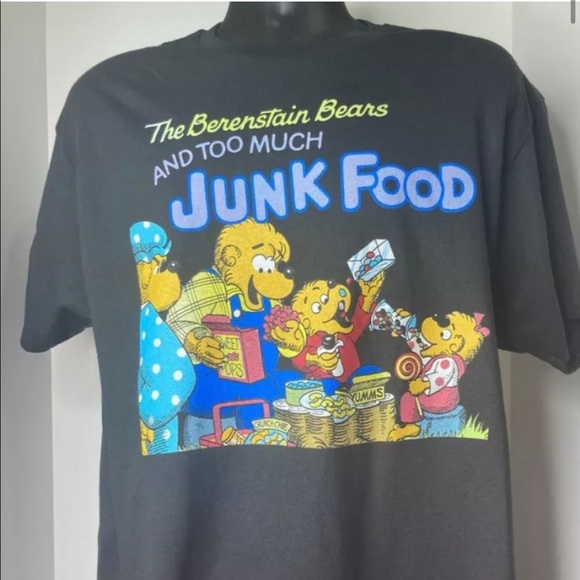 Berenstain Bears Other - The Berenstain Bears - Junk Food T-Shirt
